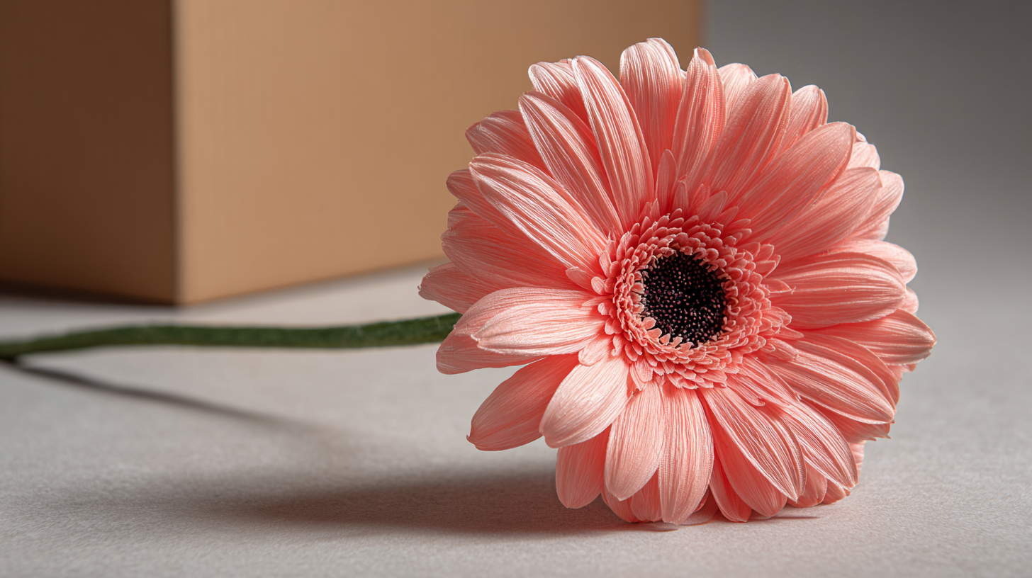 Reinforced silk gerbera stems for bulk wholesale and floral installations
