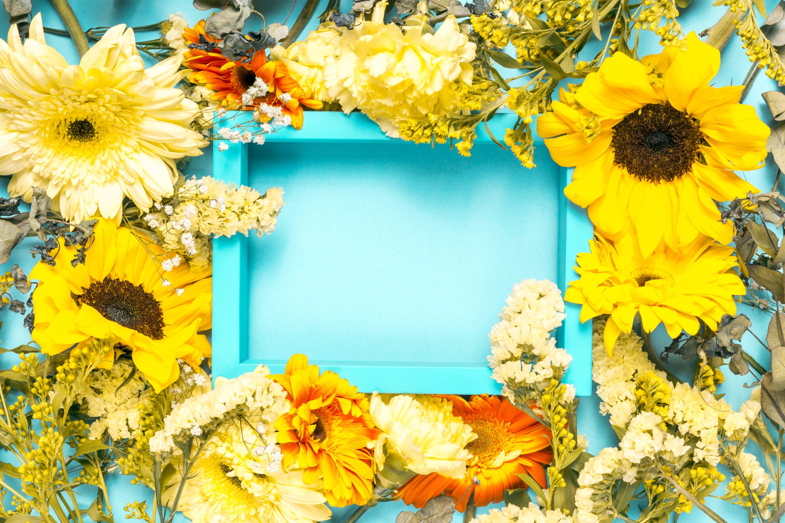 decorative artificial sunflowers bulk arrangement – real touch faux flowers for interior design