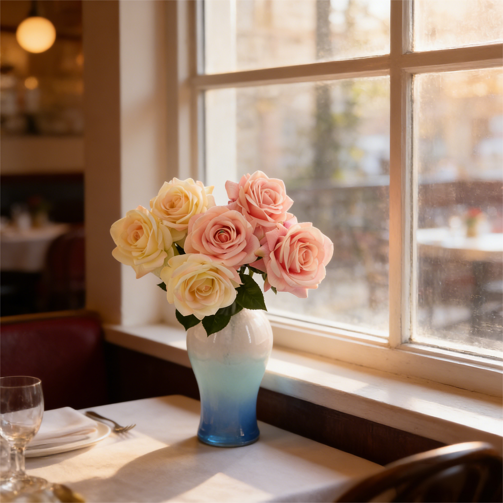 Real-Touch Ocean Song Rose