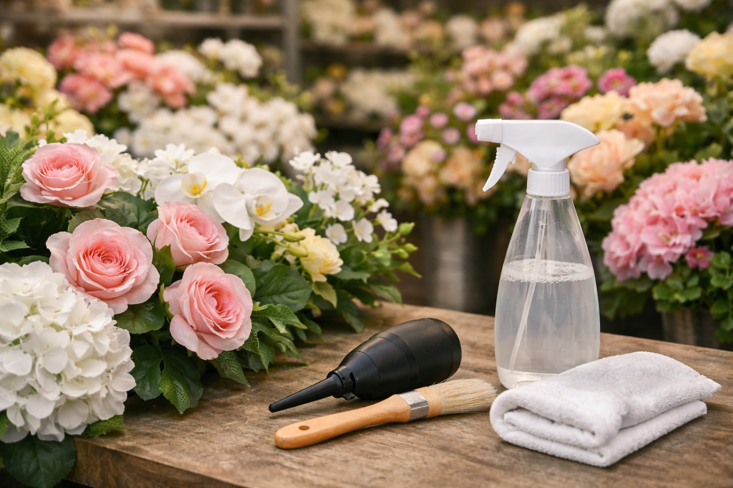 Simple Ways to Clean Artificial Flowers and Keep Them Looking New Featured Image