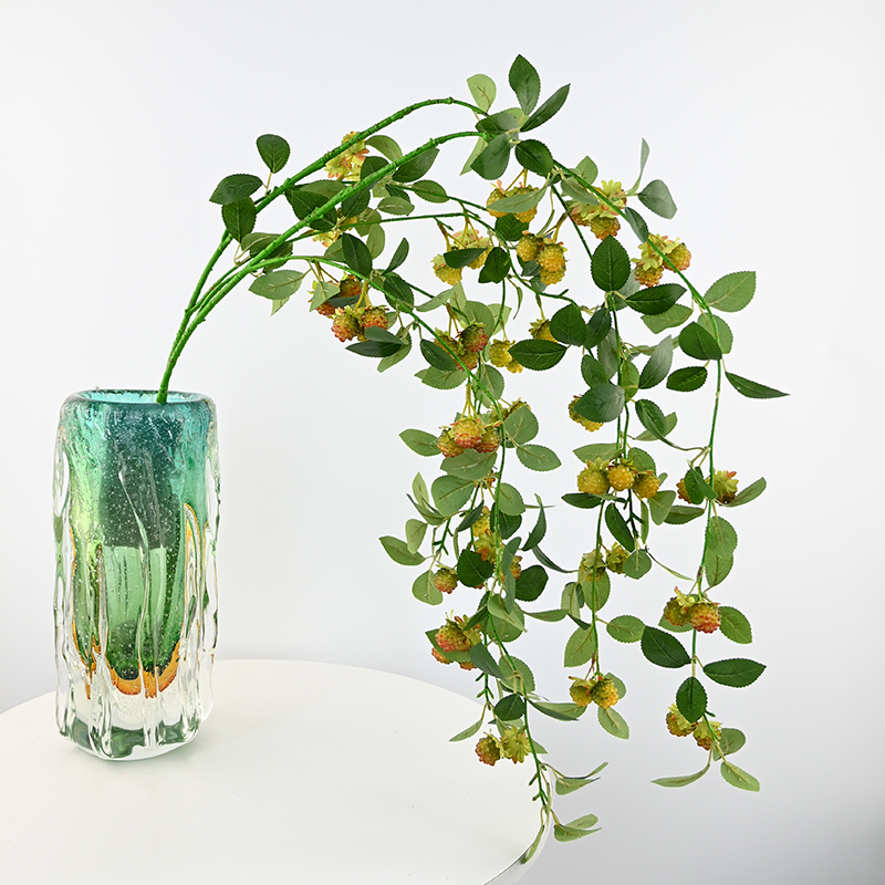 Long-stemmed Artificial Raspberry