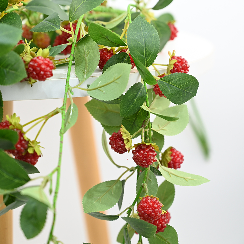 Long-stemmed Artificial Raspberry