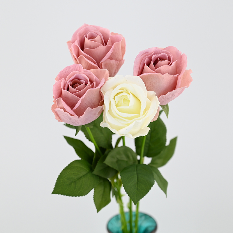 Real Touch Moisturizing Artificial Elegant Rose Wholesale