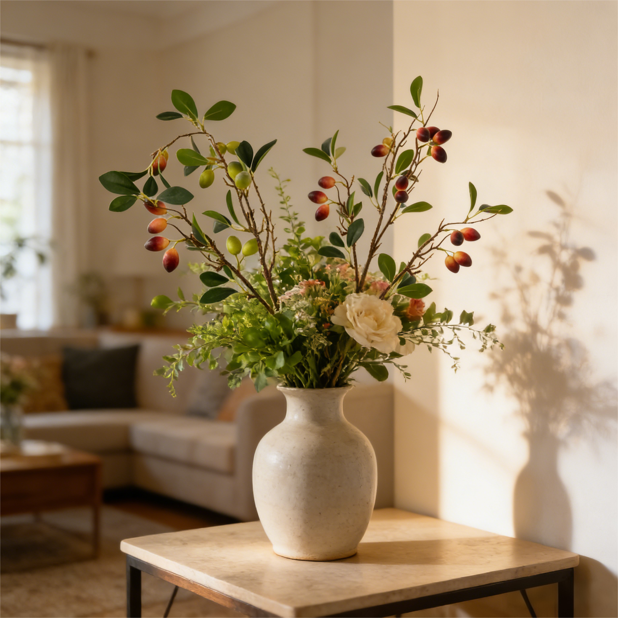 Artificial olive branch