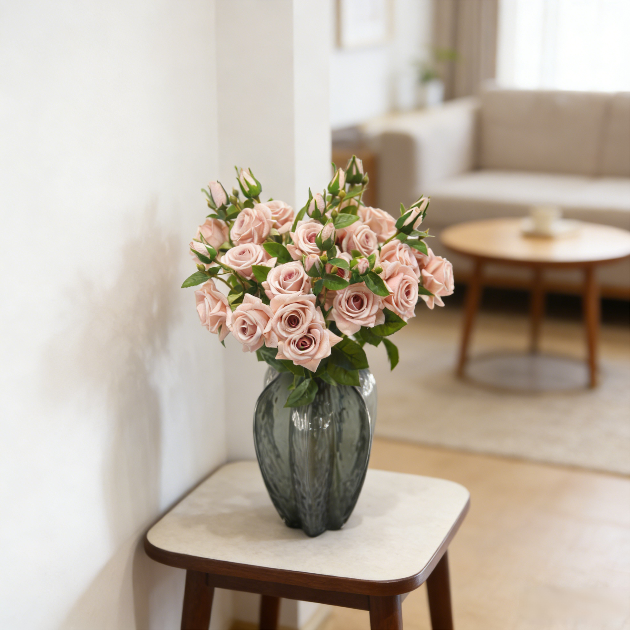 Real Touch Moisturizing Artificial Cappuccino Rose Wholesale